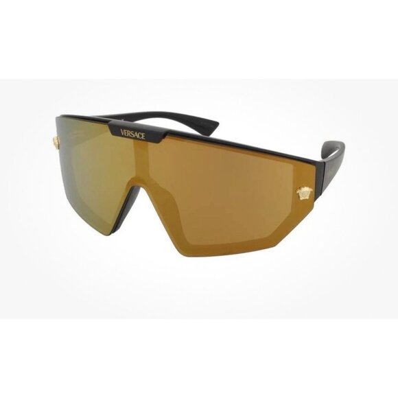 Versace VE4461 GB1/87 Sunglasses Black/Grey 47mm w/Extra Interchangeable Lenses - Picture 3 of 9